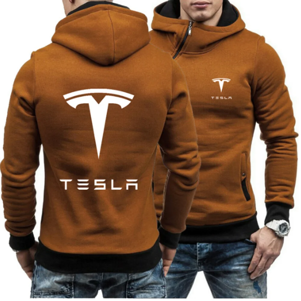 

2023 New Men's Fashion Hoodie Men's Autumn Winter Casual Dress Diagonal Zipper Blazer Autumn Winter Men's Jacket