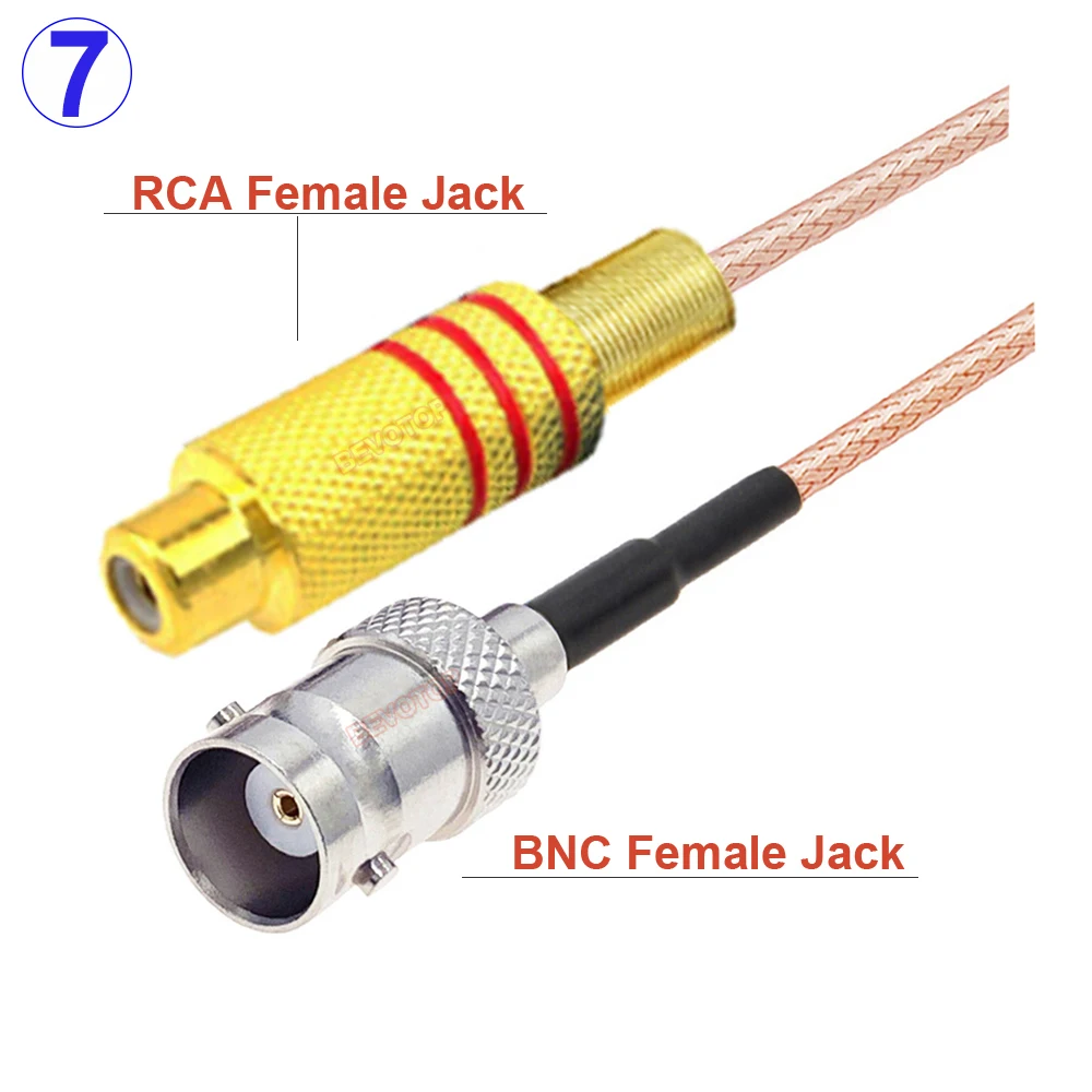 

BEVOTOP RG316 BNC на RCA коаксиальный кабель