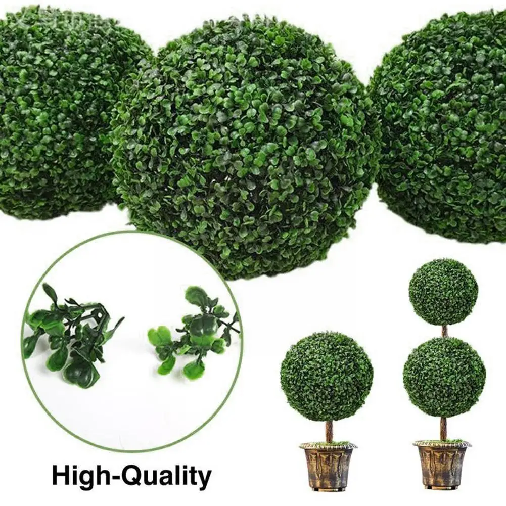 

Simulation Milan Grass Ball Artificial Greenery Grass Party Plant Ball Hotel Home Wedding Flower Decoration Q6U4