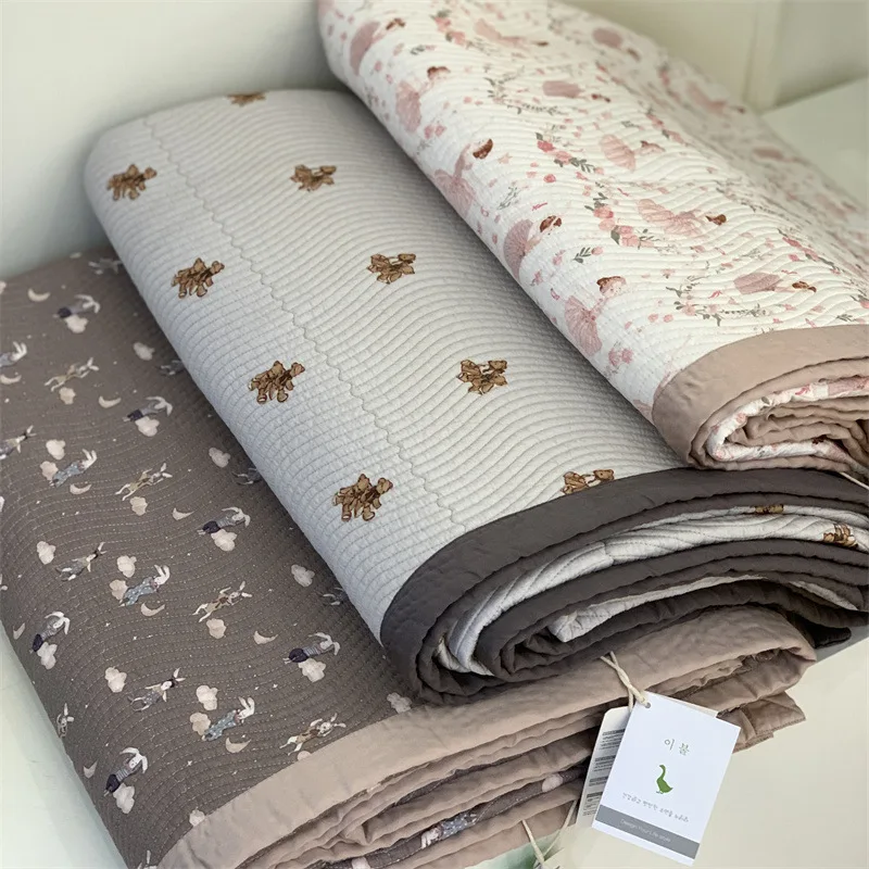 Шелковое покрывало для кровати Ins в Корейском стиле 60 дней комплект из трех