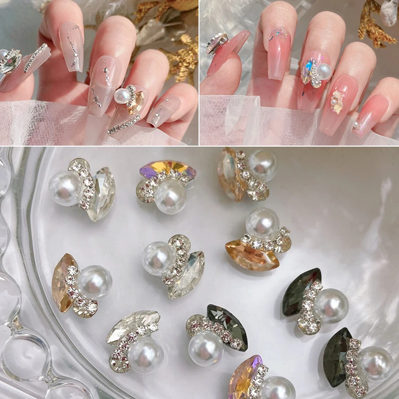 

5 шт./упаковка, стразы для дизайна ногтей