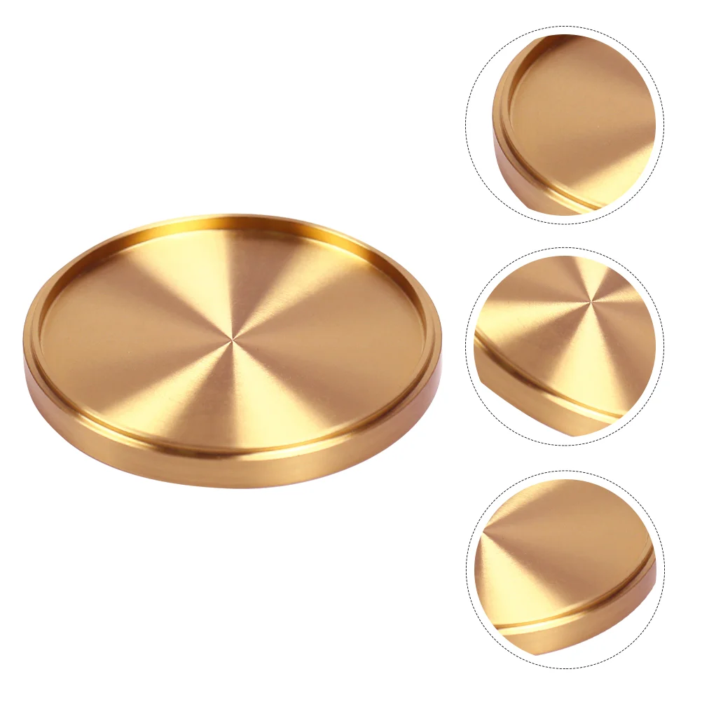 

Coaster Cup Coasters Tea Copper Coffee Pad Mug Kitchen Mat Drink Accessoriestable Metal Holder Insulation Bar Tabletop Placemat