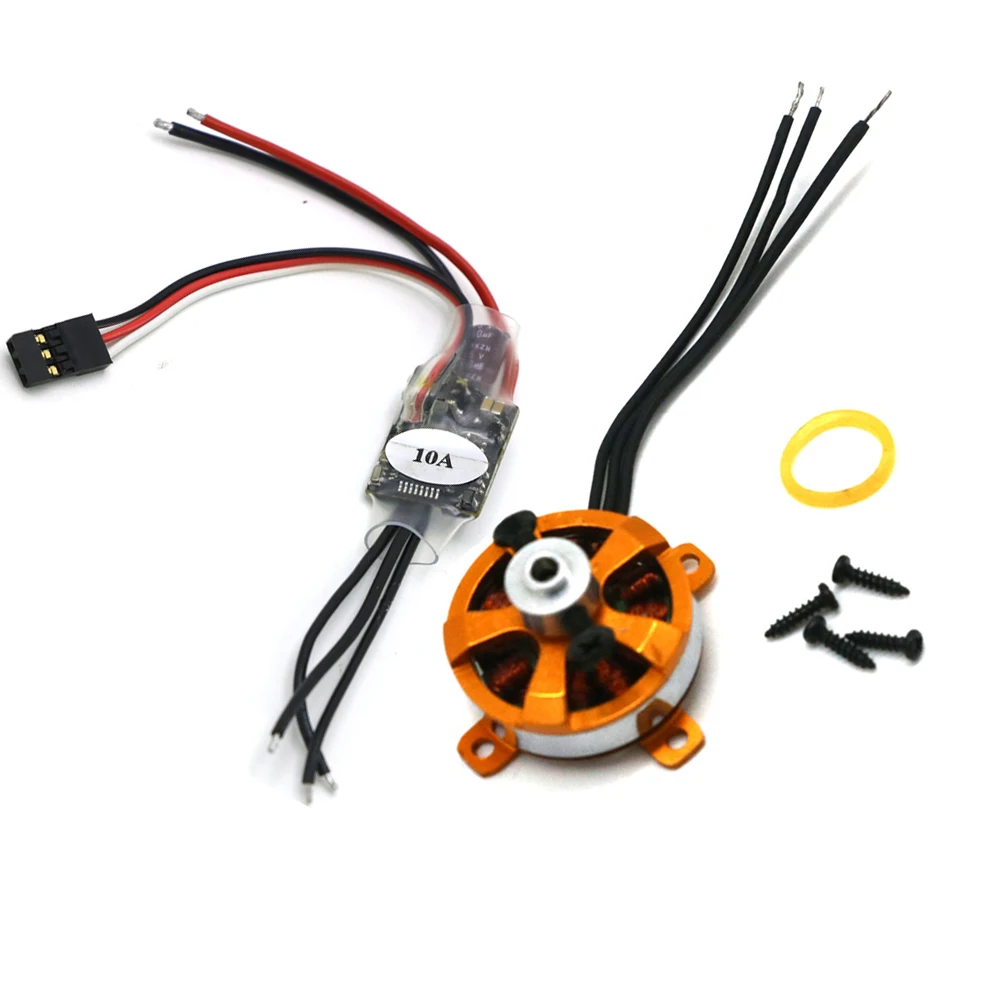 XXD 2205 A2205 7.6A 1400KV 1600KV SP Micro Brushless Motor W/ Mount + 10A ESC For RC Aircraft/KK Copter Quadcopter UFO F3P