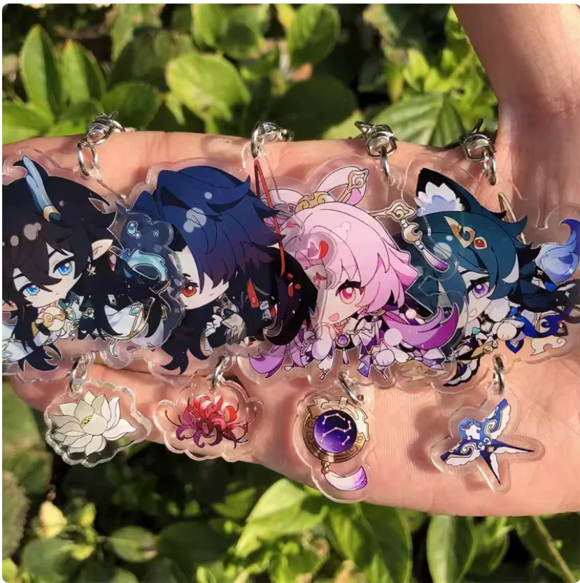 2024 аниме Honkai: звезда рельсовый брелок Imbibitor Lunae Robin Sunday авантюрин Светлячок