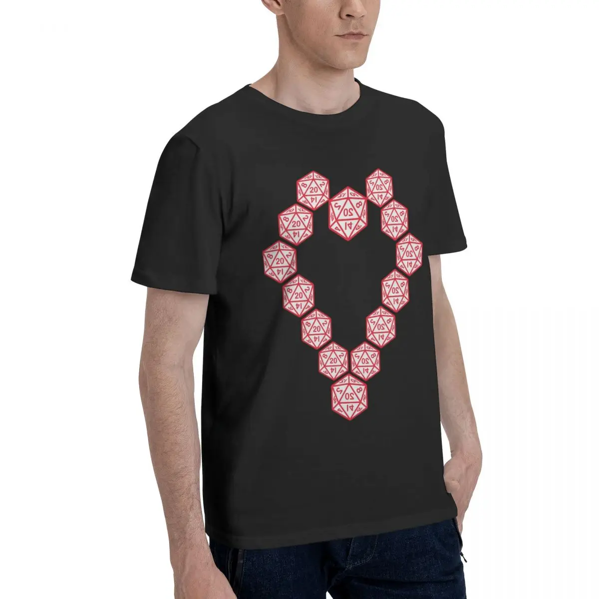 

The Science Of 20 Sided Dice - Sided Dice Exellent Gift Idea Basic Short Sleeve T-Shirt Unique activity competition Tees Tops