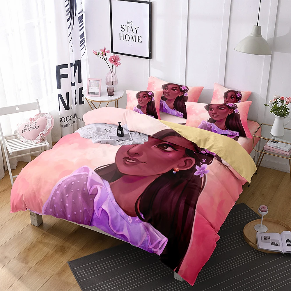 Комплект постельного белья для детей с мультяшным принтом