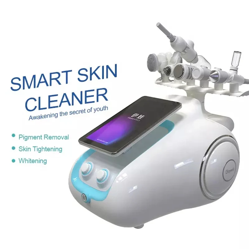 

Oxygen Facial Jet Peel Water Skin Rejuvenation Pore Removal Deep Cleaning Spa Ozone Plasma Ultrasonic Dermabrasion Skin Care Mac