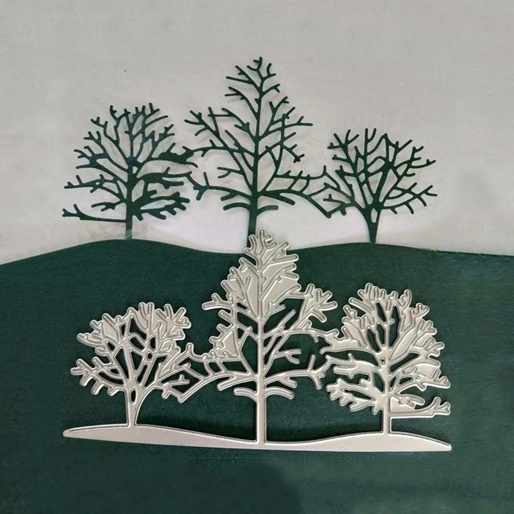 

Christmas Snow Tree Metal Cutting Dies Stencils Scrapbooking Embossing Card DIY Stamps and Dies Christmas Stamps