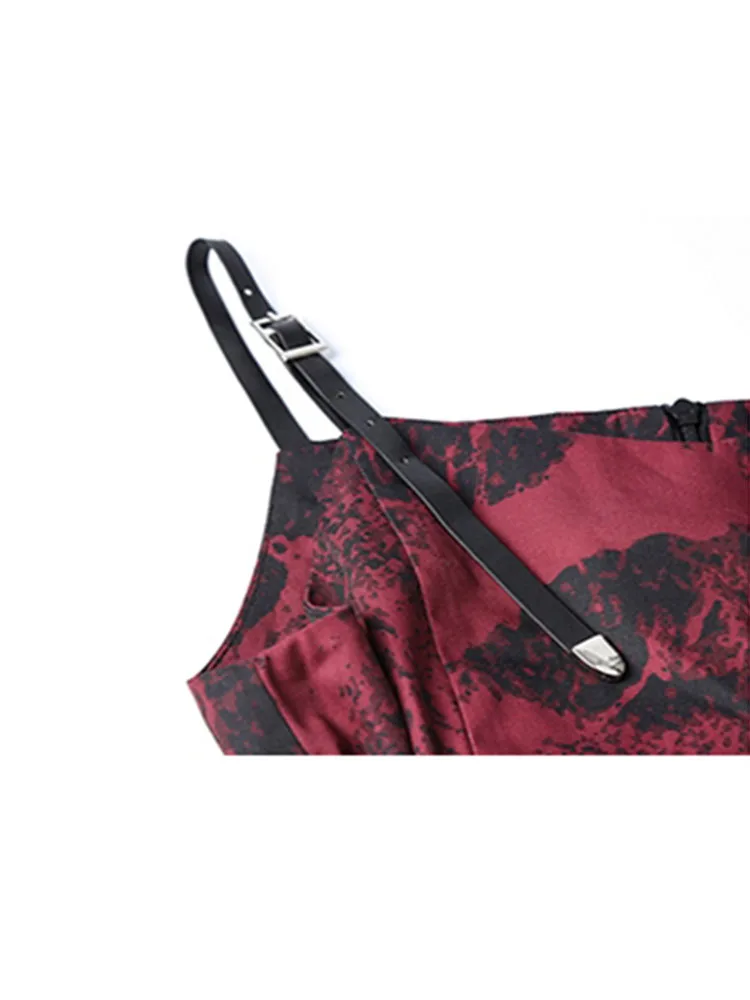 Женское платье на бретелях-спагетти с открытыми плечами | Женская одежда