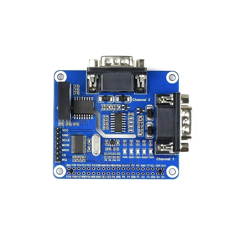 

Dual-Channel Isolated RS232 Expansion Board Module SC16IS752+SP3232 Solution for Raspberry Pi