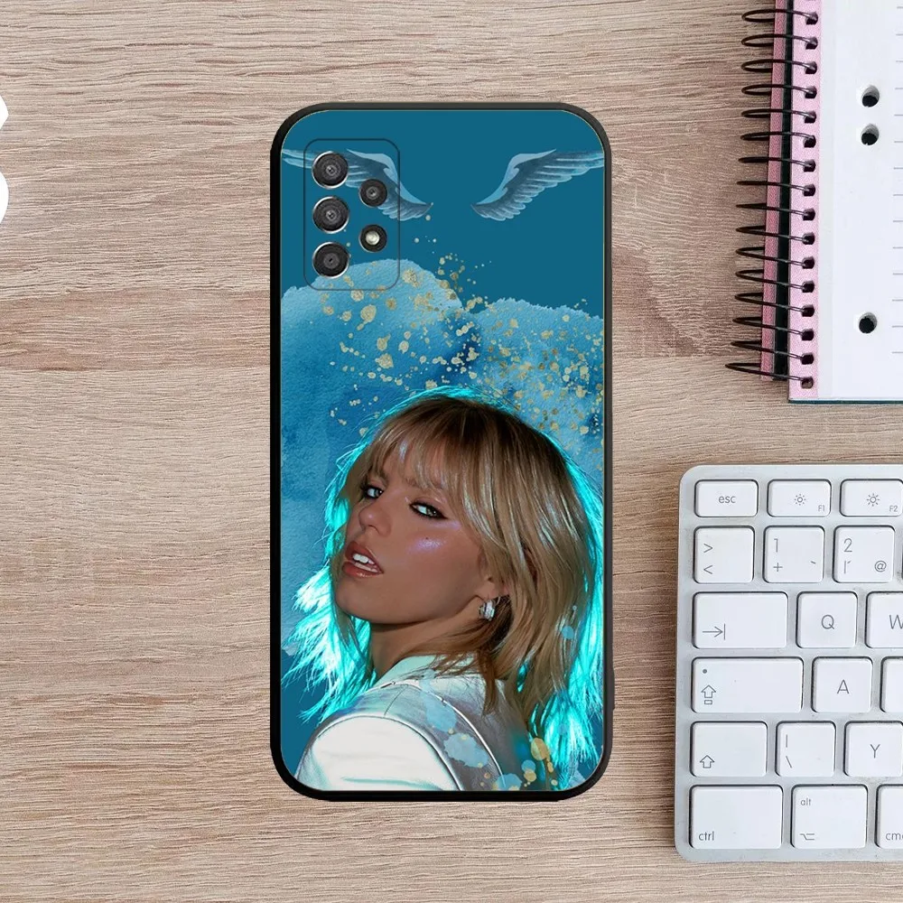 Чехол R-Renee Rapp Singer для телефона Samsung Galaxy A13 A21s A22 A31 A32 A52 A53 A71 A80 A91 мягкий черный