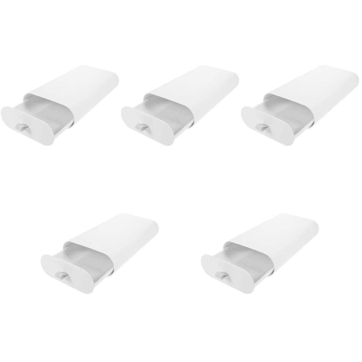 

5x Office Under Desk Adhesive Home Multi-functional School Under Desk Pen Holder Sundries Tray