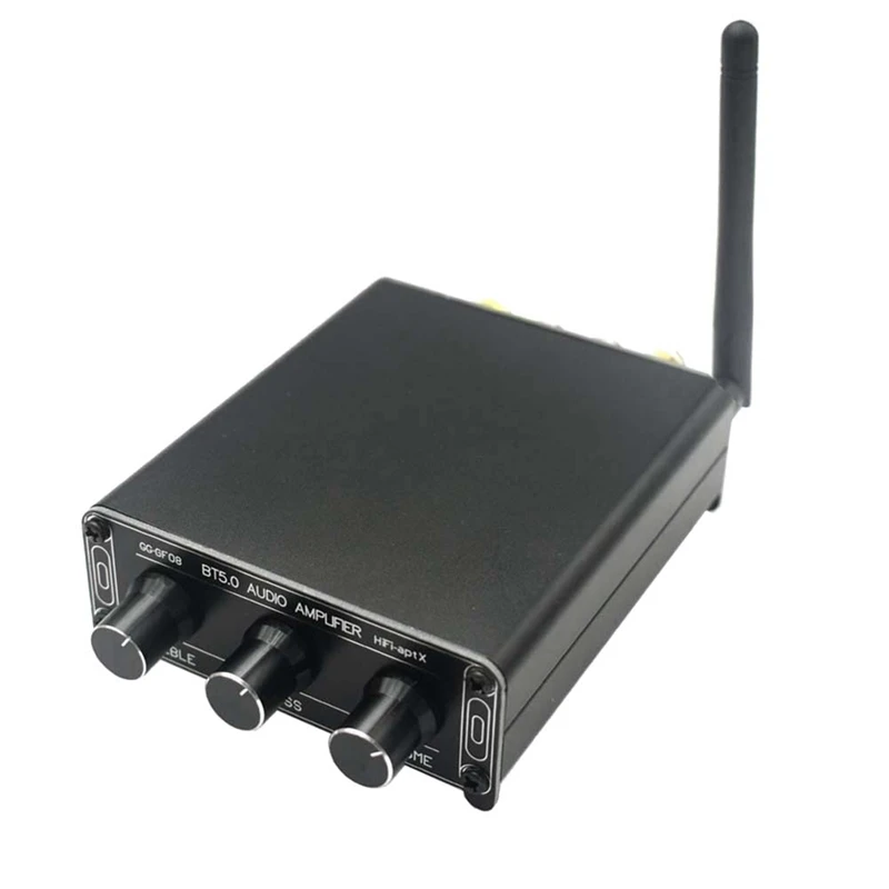 

50Wx2 Bluetooth 5.0 TPA3116D2 HiFi Power Amplifier Finished Board in Case Home Audio TPA3116 Amp with Treble