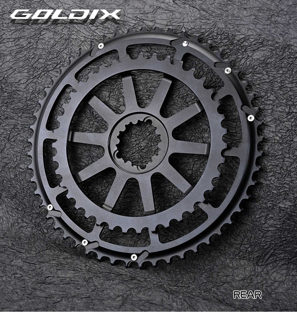 GOLDIX SR Direct Mount 3-bolt алюминиевая двойная звезда 50-34T