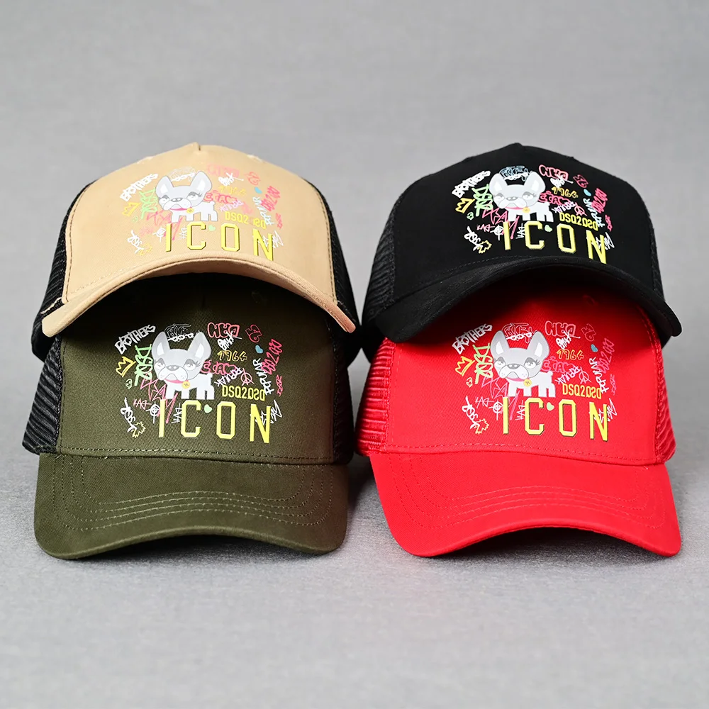 

DSQICOND2 Casual and Fashionable Cap for Men and Women Couples Unisex DSQ ICON Street Trend Baseball Cap for Men Women Gift