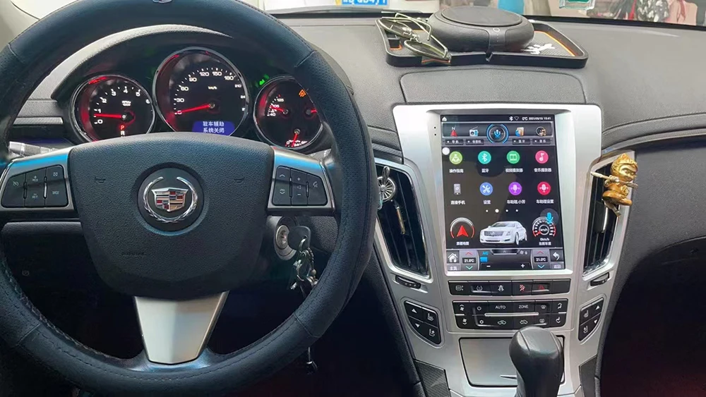 Автомагнитола Tesla для Cadillac CTS 2007-2012 Android 13 мультимедийный плеер с радио Dvd аудио