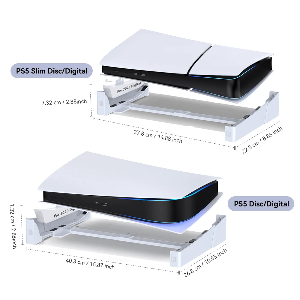 Горизонтальный держатель консоли PS5