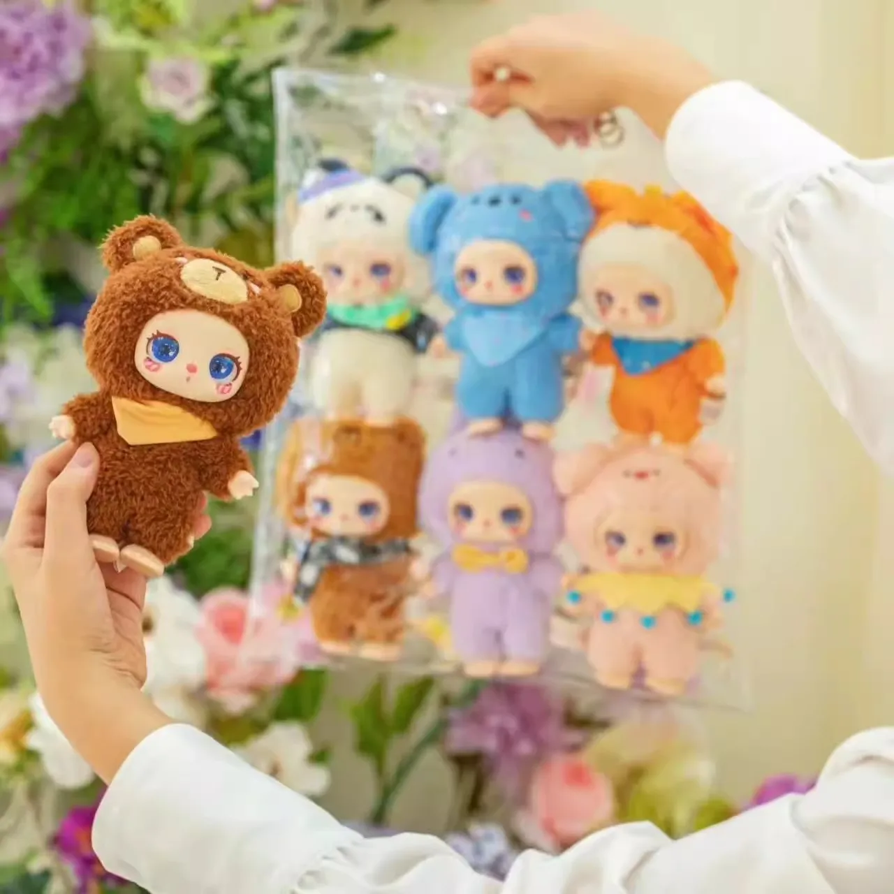 The Second Generation Lucky Cat Plush Blind Box Liila Zoo Trendy Toy Cartoon Mystery Kawaii Doll Ornaments Children