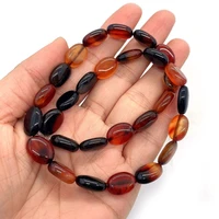natural stone red agate beads egg shape oval beads 9x14mm charm fashion jewelry diy making bracelet necklace earrings accessory
