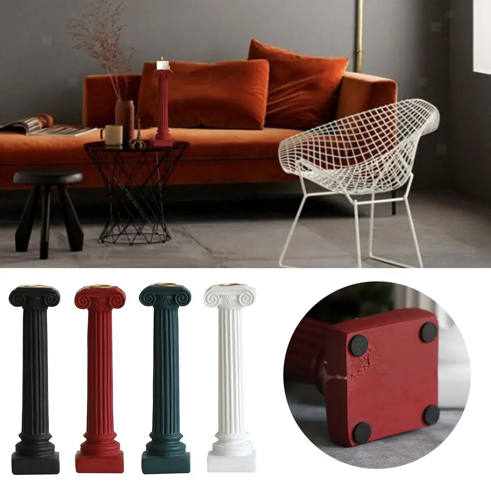 

Festival Wedding Ornament Party Supplies Roman Column Candlestick Pillar Craft Candelabra Candle Holder Romantic Dinner