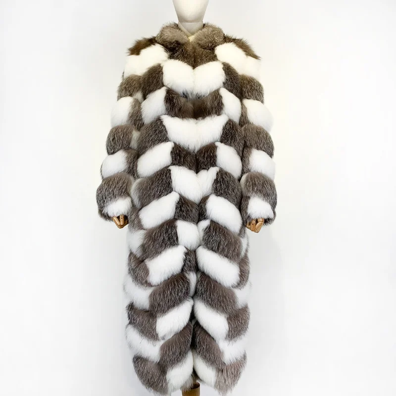 

Ladies Fur Coat Long 2023 Autumn New Coming Natural Fox Garment