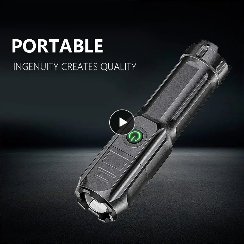 

Portable Outdoor Lighting Lamp Spotlight Focusing Flashlight Long-range Flood Rechargeable Flashlight Lighting Flashlight Led