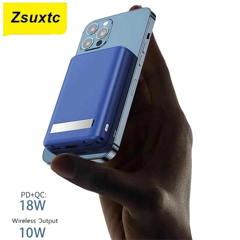 

Внешний аккумулятор, 5000 мАч, для iPhone 12 Mini, 12, 15 Вт, Magsafe