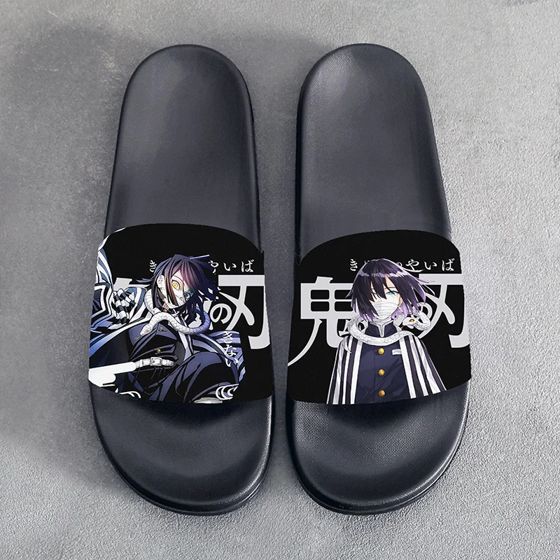 Летние сандалии тапочки Аниме рассекающий демонов Rengoku Kyoujurou для косплея