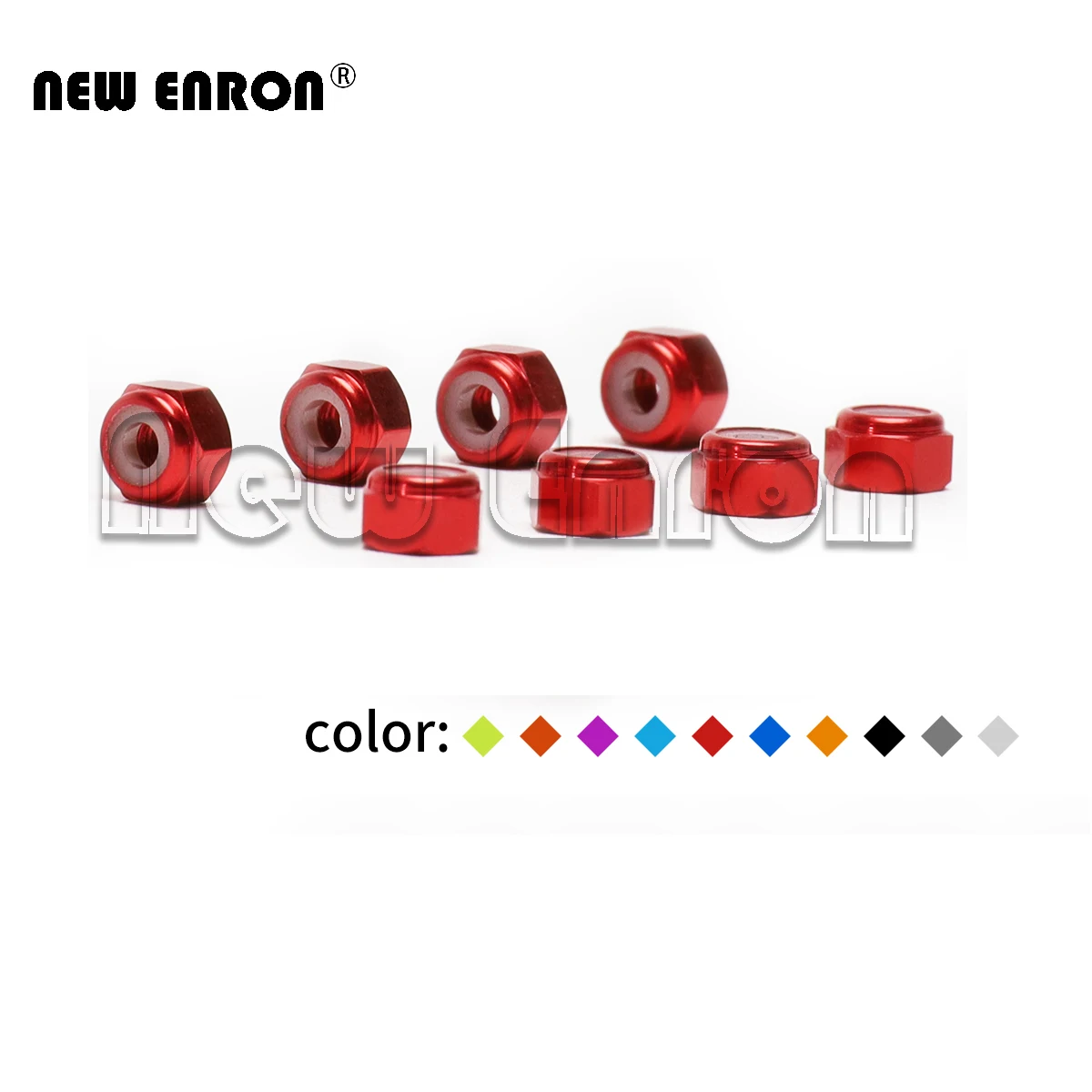 

NEW ENRON 02102/02191 102048/122048 Nylon Nut M3 8P For 1/10 HSP Redcat Himoto 94122 94123 94111 94108 94177 94106 94107 RC Car