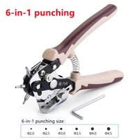 high quality hole puncher leather hole punch round steel leather craft hollow hole punch 2 4 5mm universal puncher leather tool