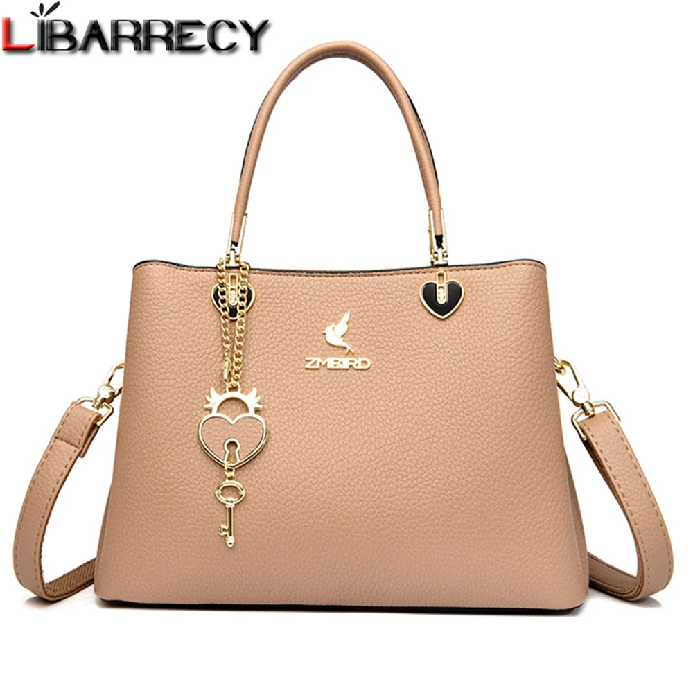

Fashion Tassel Design Women Handbags Luxury Designer Solid Color High Quality Leather Ladies Shoulder Bags New Women's Bag Sac