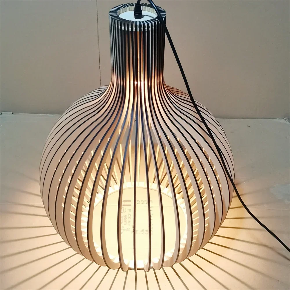 Голландский дизайнер VIP-стиль в стиле кантри Foscarini люстры с деревянной клеткой
