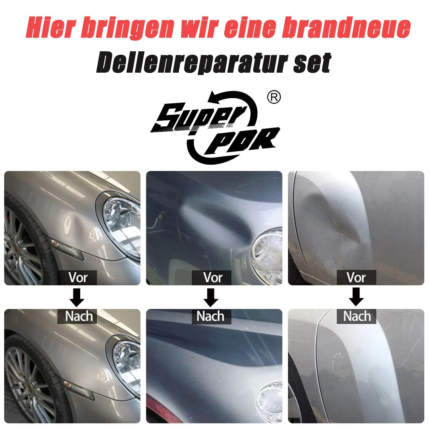 Набор для ремонта кузова автомобиля PDR безпокрасочное устройство удаления