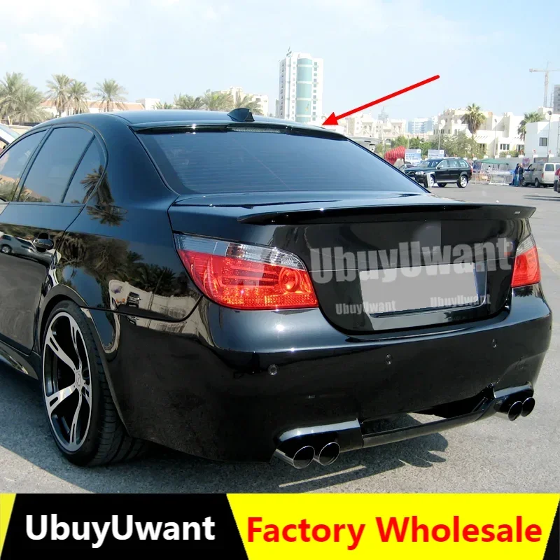 

Спойлер для BMW E60 ROOF, материал ABS, автомобильное заднее крыло, цвет праймера, задний спойлер для BMW E60 520i 528i 535i 530i 525i, спойлер