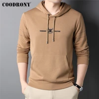 coodrony brand hoodies men clothing autumn winter warm hooded sweatshirt with pocket new arrival fashion streetwear jacket z7021