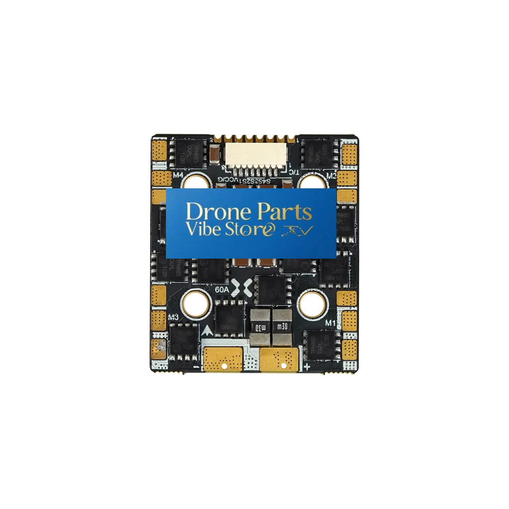 Фото Полетный контроллер Foxeer Reaper F4 Slim Min 60A 4-в-1 ESC BLHeli32 3-8S 128K 20x20мм для FPV-дронов, гоночных и фристайл-квадрокоптеров, аксессуары для DIY-сборки №5