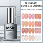 Полупрозрачный яркий светодиодный и УФ-лак Msk, 7,3 мл