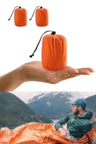 

2 шт., полиэтиленовый спальный мешок для первой помощи