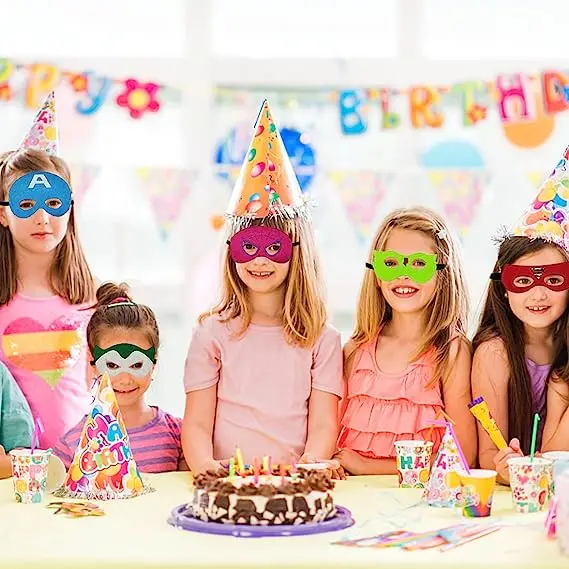 Детские маски для косплея супергероев на Хэллоуин Человек-паук Халк костюм день