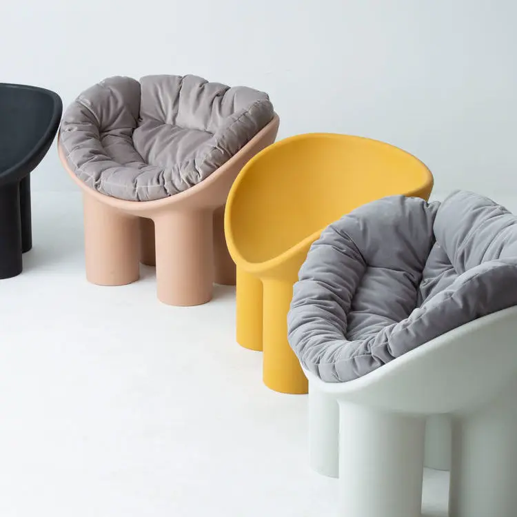 Silla de pierna de elefante de diseño escandinavo Ins B & B, sofá individual, silla perezosa creativa para ocio al aire libre