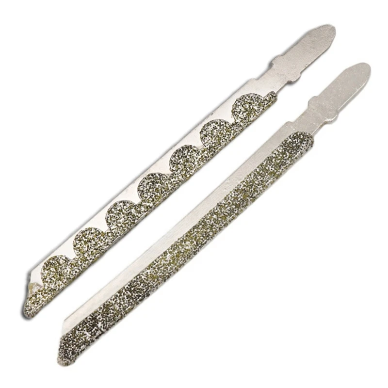 

1PC T-Shank Jigsaw Blade Diamond Coated Jig Blade Masonry Granites Tile Cutting Blades Power Tools Accessories Dropshipping