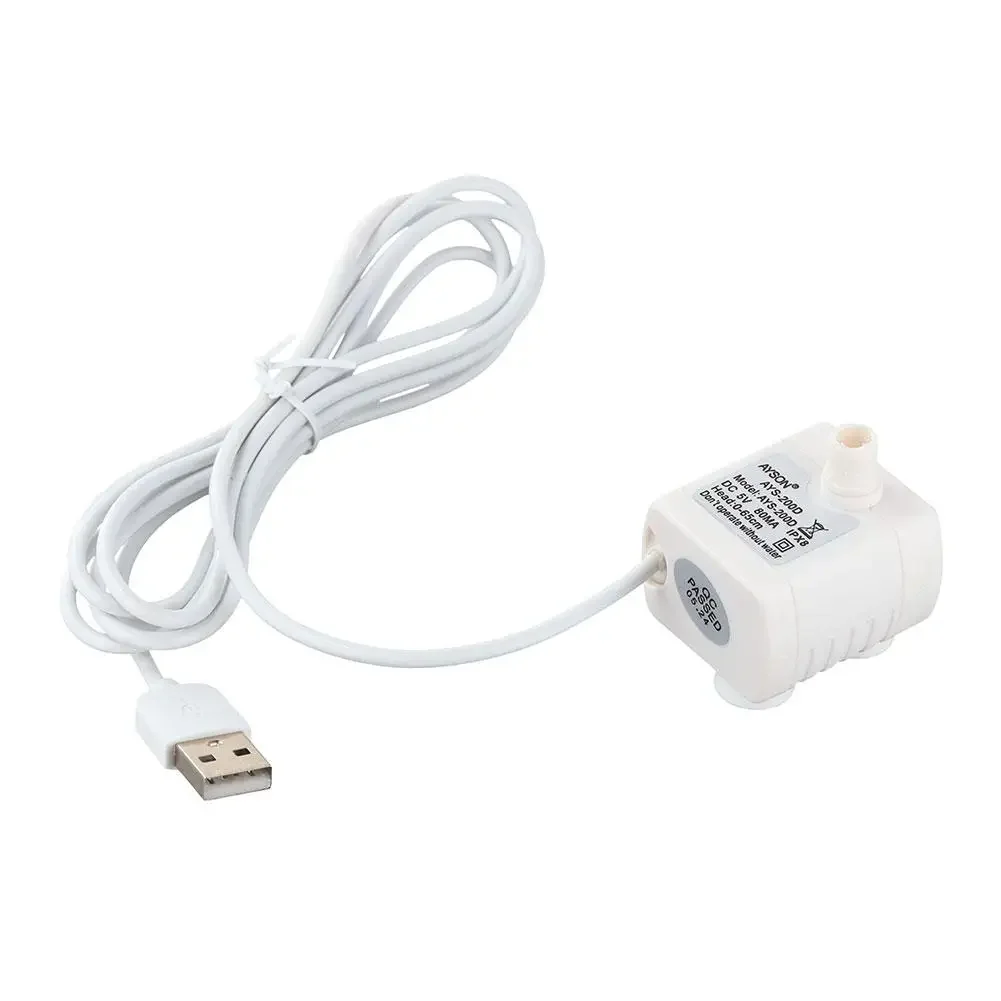 Мини-погружной насос 200 лч, 2 Вт, USB DC 5 В, диспенсер для воды для домашних животных, ультра-тихий водяной насос DR-DC160, насосы для воды, бесщеточный двигатель Y9B8 (art.: 3920cc70ecb75) - 3920cc70ecb75