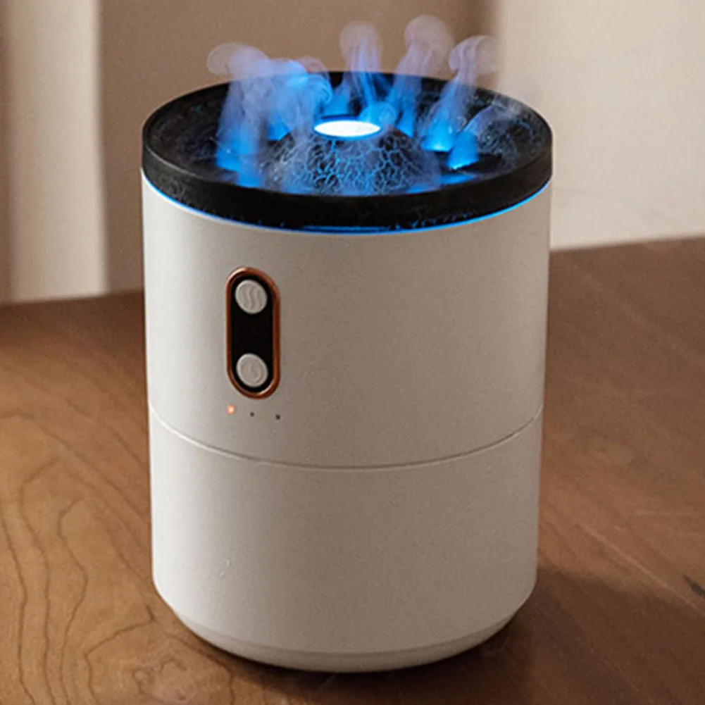 

Bicolor Jellyfish Humidifier Automatic Spraying Flame Mini Water Diffuser Relieve Fatigue Portable Supplies for Home Office Yoga