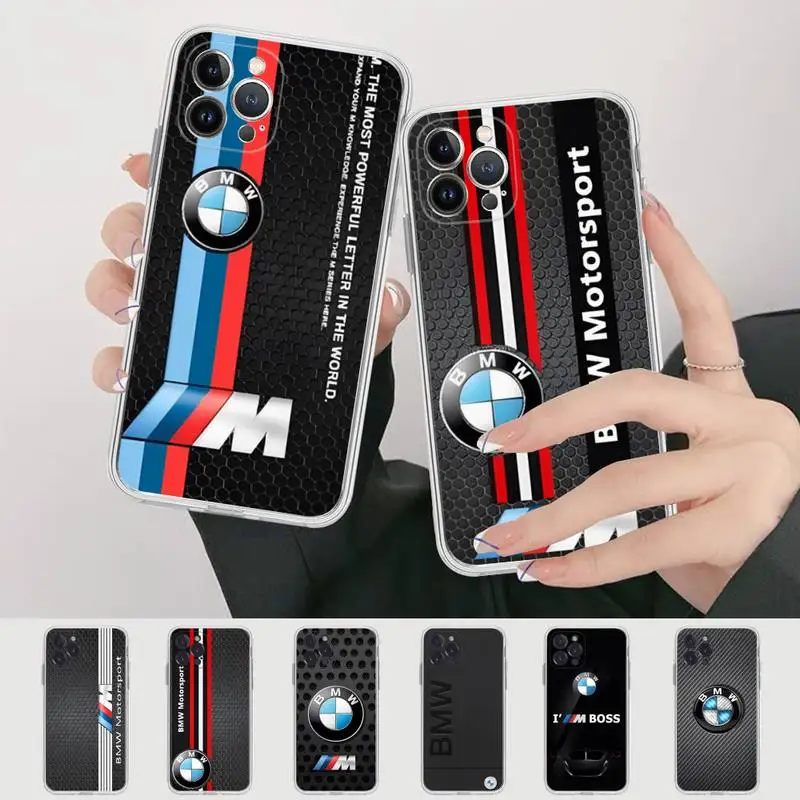 Роскошный чехол для телефона с логотипом автомобиля BMW iPhone 11 12 13 mini pro XS MAX 8 7 6 6S Plus X