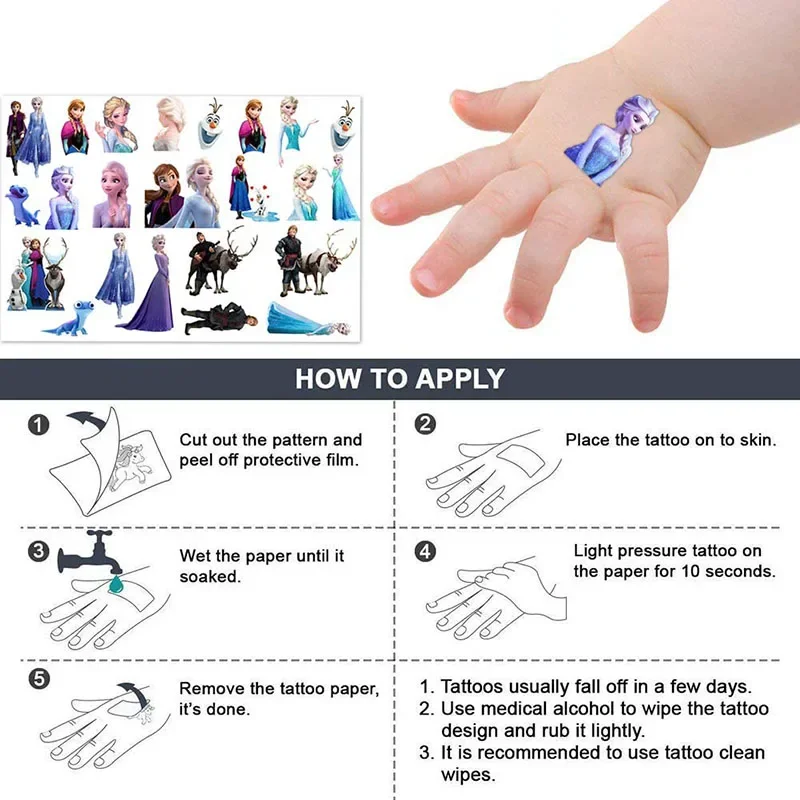 Рисунок 4 - Наклейки-татуировки «Холодное сердце» Disney