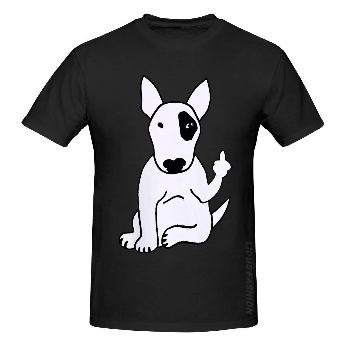 

Веселый Английский бультерьер, средний палец, Женская грубая шутка, футболка, одежда, подарки для любителей собак, свитшот с коротким рукаво...