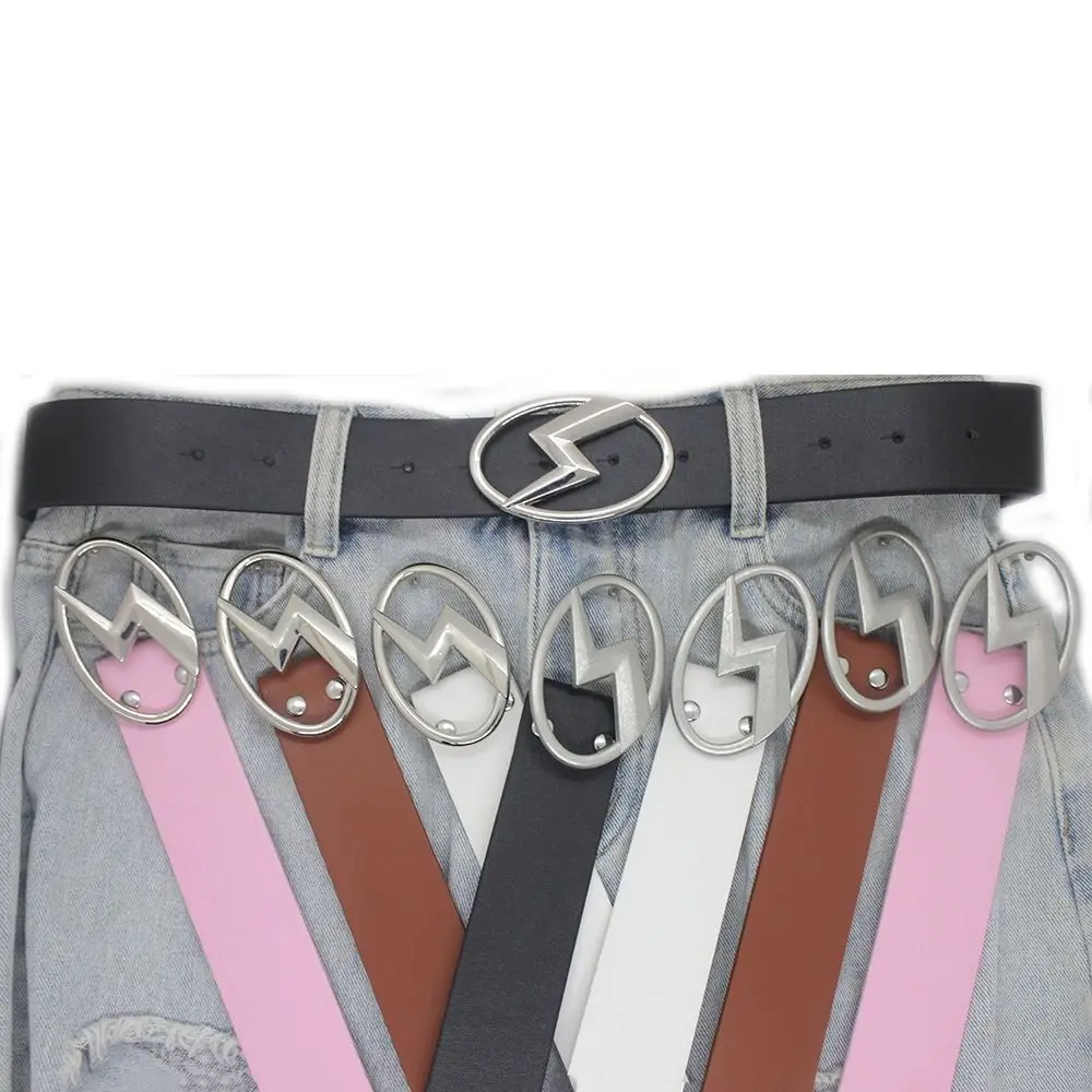 

Ремень из искусственной кожи с металлической пряжкой для мужчин и женщин