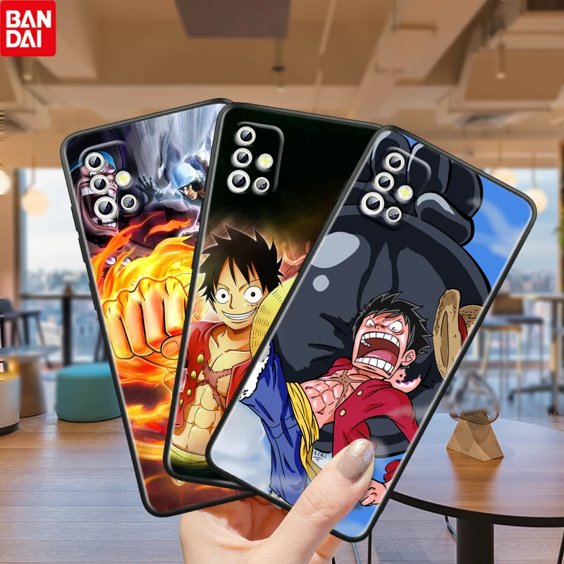

Popular Anime One Piece For Samsung Galaxy A72 A71 A52 A51 A73 A53 A32 A12 A21S Silicone Soft Black Phone Case Funda Coque Capa