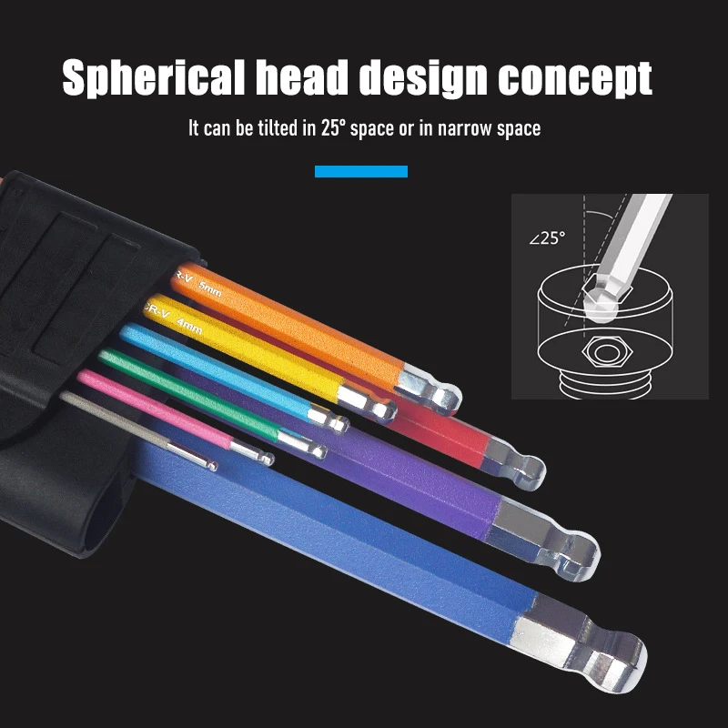 Набор торцевых ключей 9 шт./компл. шестигранный ключ регулируемый гаечный