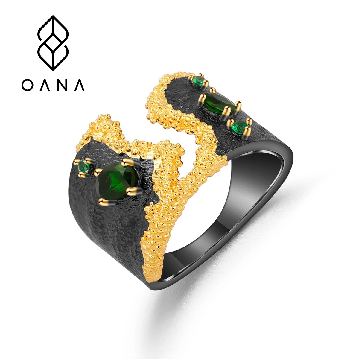 

OANA, итальянское ремесло, дизайнерское кольцо из драгоценных камней, нишевое ретро-Дворцовое высококлассное серебро 925 пробы, ювелирные изделия с сокровищами натурального цвета